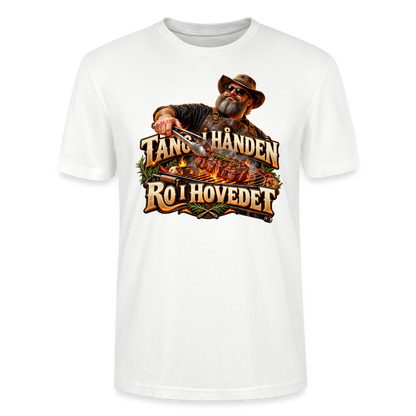 CityShirts - T-shirt - Tang i hånden – Ro i hovedet - CS050 - hvid