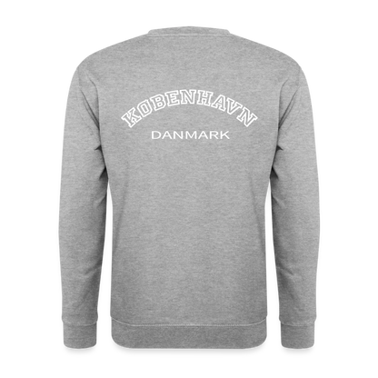 sweatshirt unisex - København - hvidgrå meleret