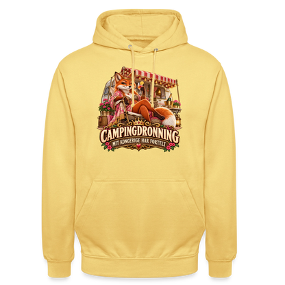 CityShirts - Hoodie - Campingdronning – Mit kongerige har fortelt - CS042 - citrongul