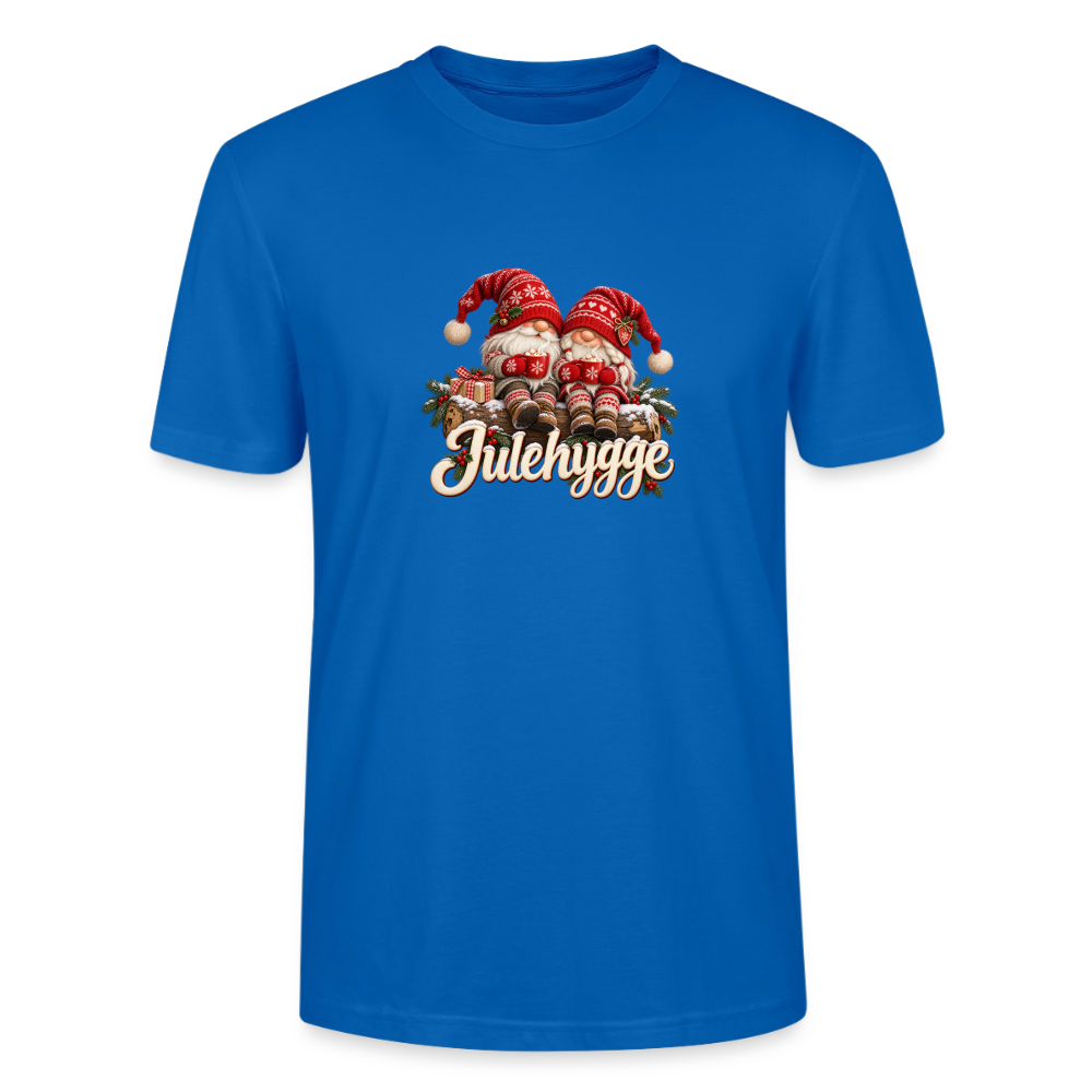 CityShirts - T-shirt - Julehygge – nisser og varm kakao - CS062 - påfugleblå