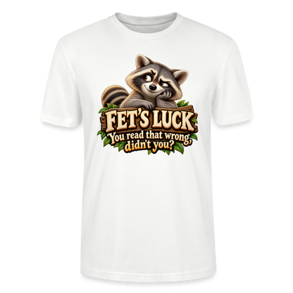 CityShirts - T-shirt - Fet’s Luck – You read that wrong, didn’t you? - CS003 - hvid