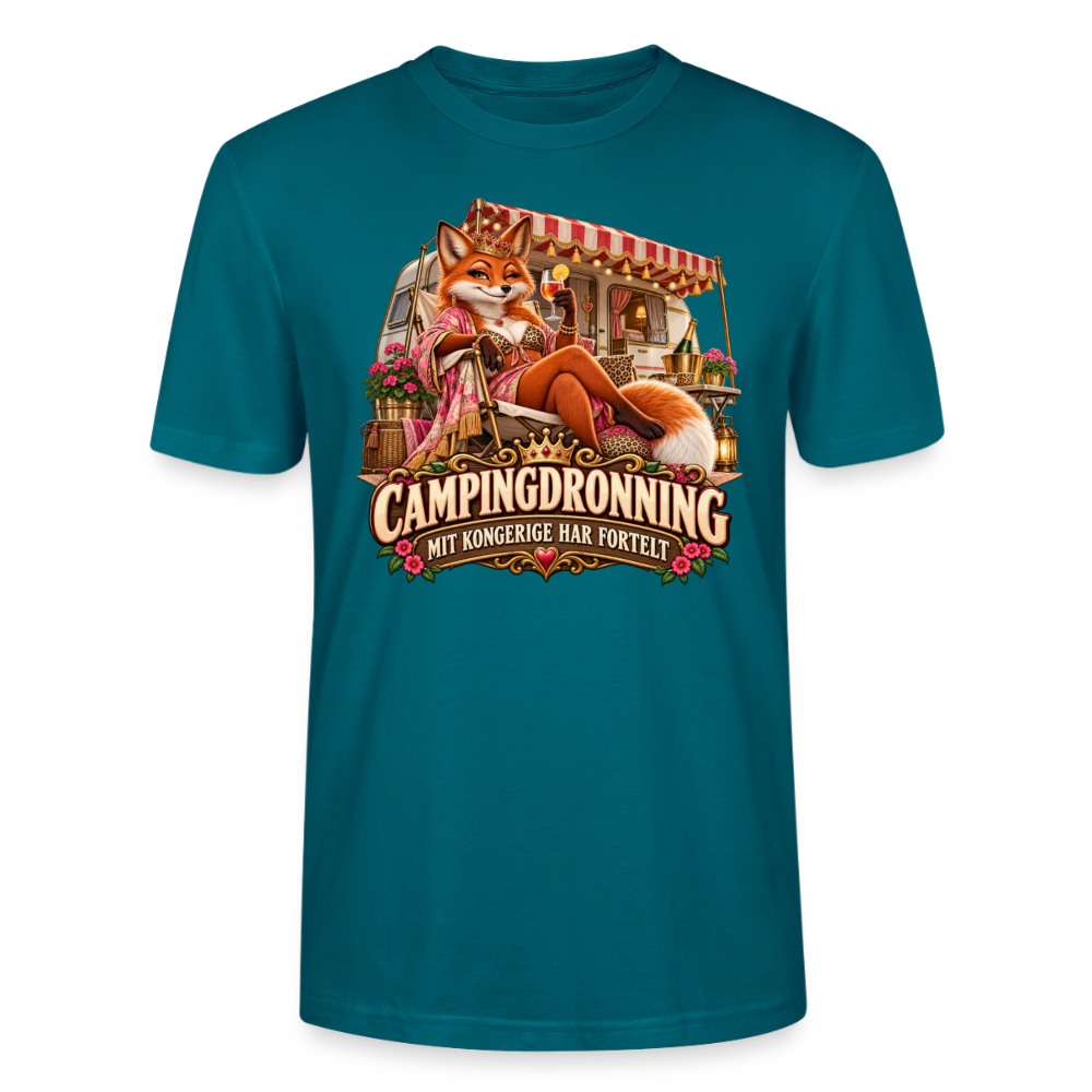CityShirts - T-shirt - Campingdronning – Mit kongerige har fortelt - CS042 - havblå