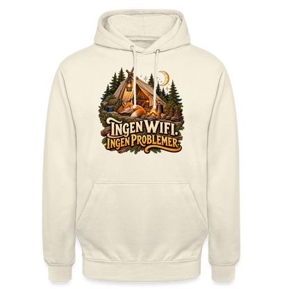 CityShirts - Hoodie - Ingen WiFi. Ingen problemer. - CS036 - vaniljemilkshake