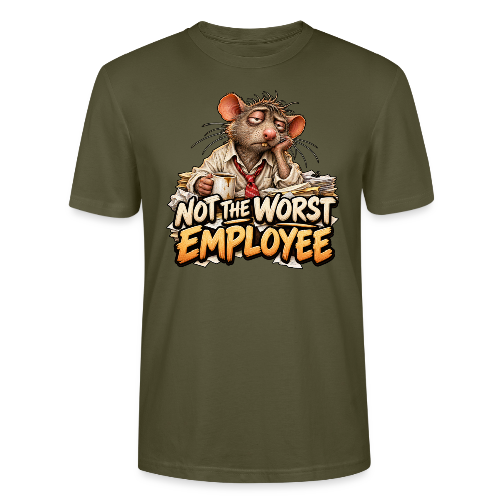 CityShirts - T-shirt - Not the worst employee - CS020 - khaki