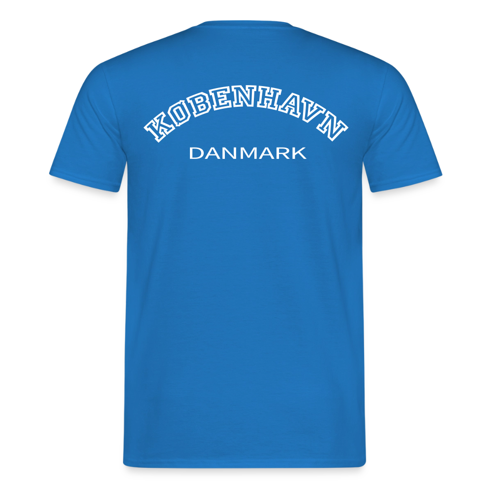 Herre-T-shirt - København - kongeblå
