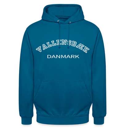 CityShirt - Hoodie - Vallensbæk - dybt havblå 