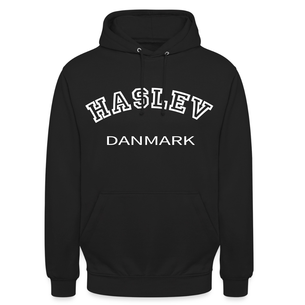 CityShirt - Hoodie - Haslev - sort
