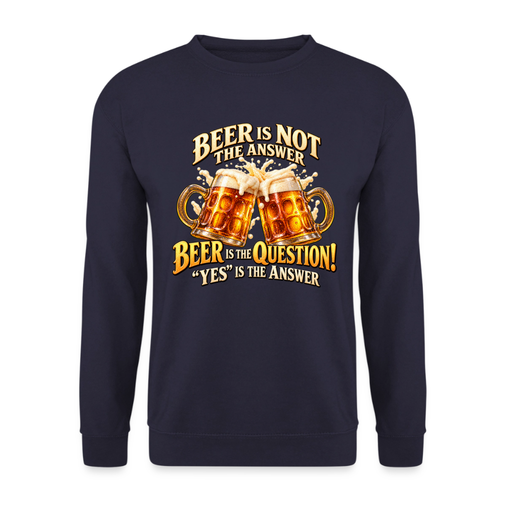 CityShirts - Sweatshirt - Beer - CS024 - marineblå