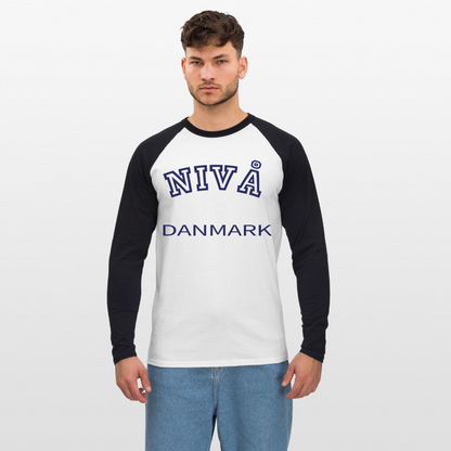 CityShirt - Baseball T-Shirt - Nivå - hvid/sort