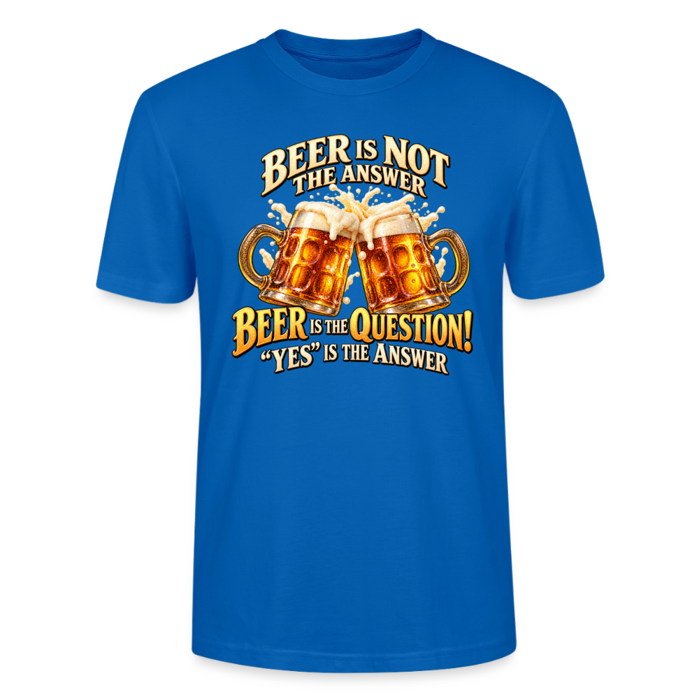 CityShirts - T-shirt - Beer - CS024 - påfugleblå