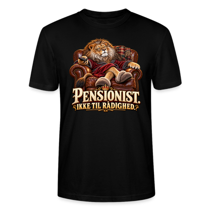 CityShirts - T-shirt - Pensionist. Ikke til rådighed. - CS030 - sort
