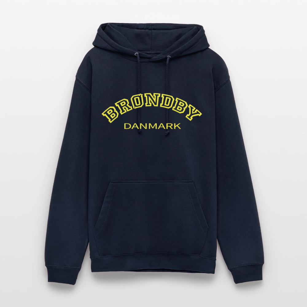 Hættetrøje unisex - Brøndby - marineblå