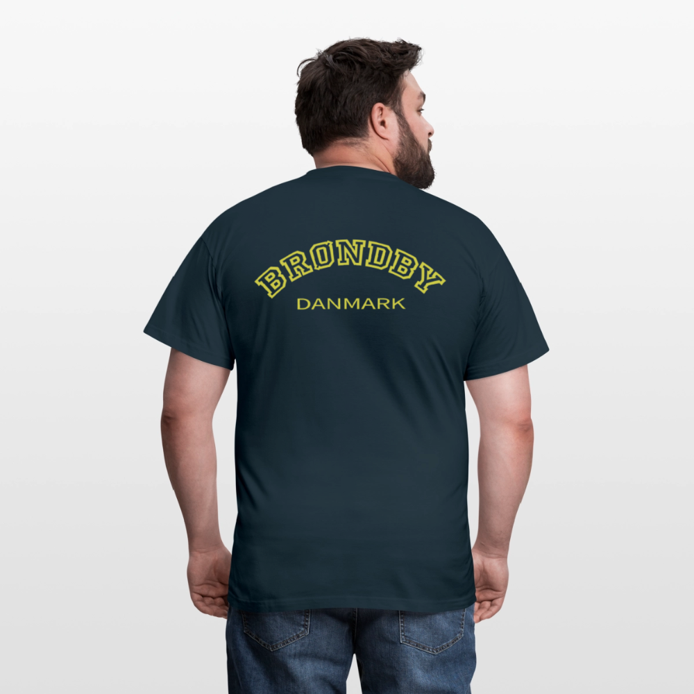 Herre-T-shirt - Brøndby - marineblå