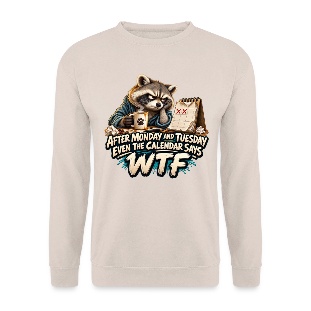 CityShirts - Sweatshirt - Even the calendar says WTF - CS014 - sand