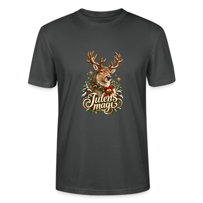 CityShirts - T-shirt - Julens magi – rensdyr - CS065 - charcoal