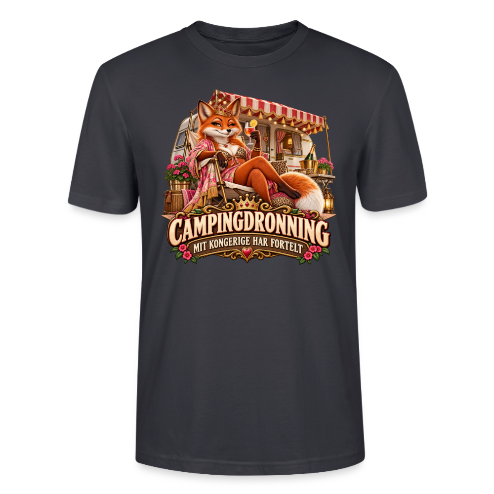 CityShirts - T-shirt - Campingdronning – Mit kongerige har fortelt - CS042 - mørk gråblå