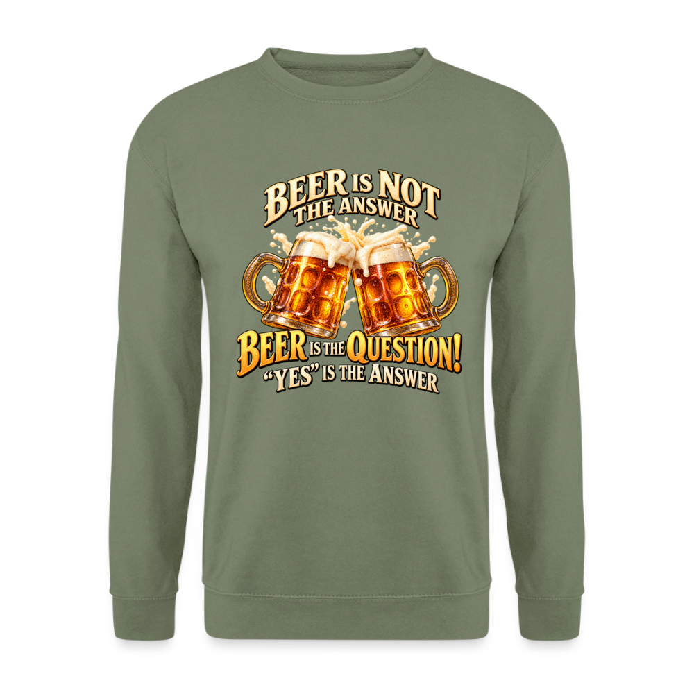 CityShirts - Sweatshirt - Beer - CS024 - militærgrøn