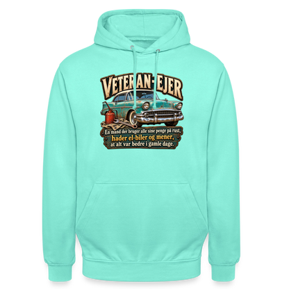CityShirts - Hoodie - Veteran-ejer - CS017 - mint