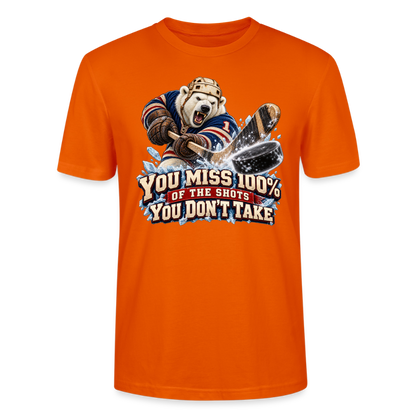 CityShirts - T-shirt - Take the shot - CS001 - mørk orange