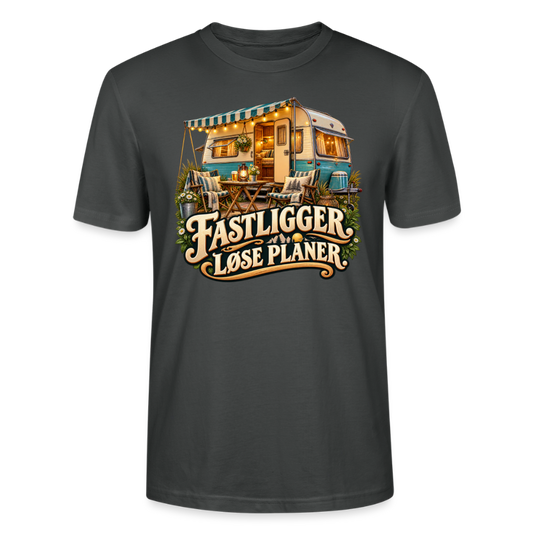 CityShirts - T-shirt - Fastligger. Løse planer. - CS031 - charcoal