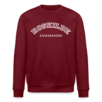 Unisex Organic Sweatshirt - Roskilde - burgunder-rød