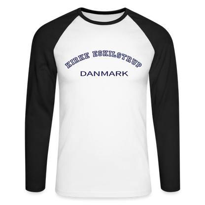 CityShirt - Baseball T-Shirt - Kirke Eskilstrup - hvid/sort