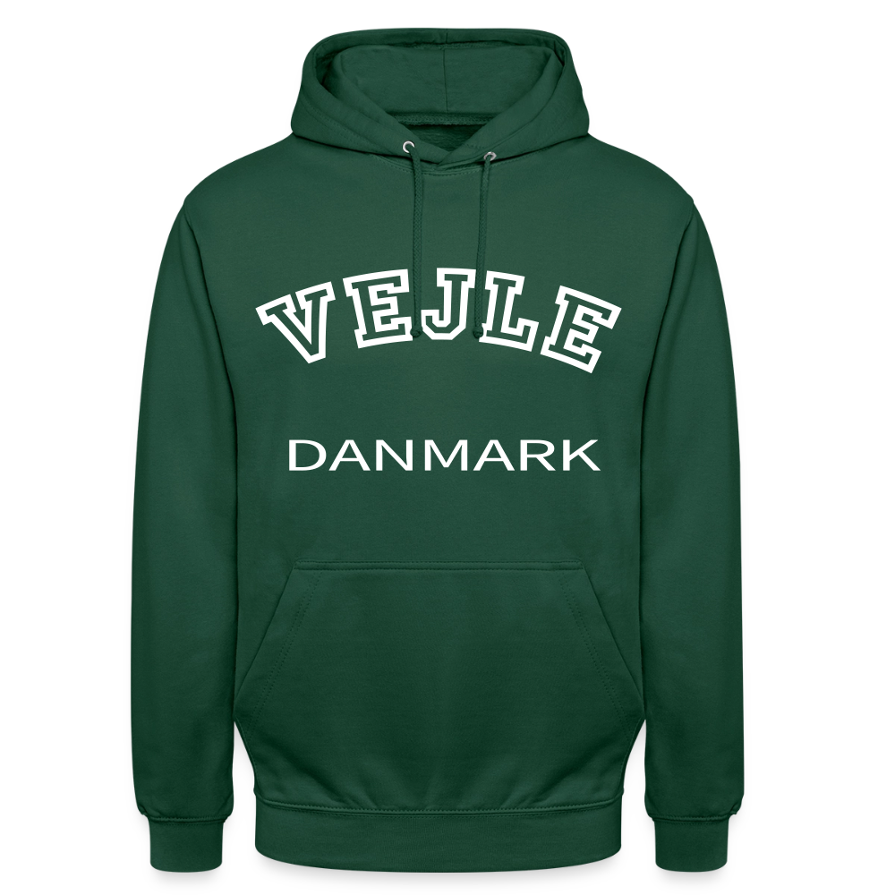 CityShirt - Hoodie - Vejle - flaskegrøn
