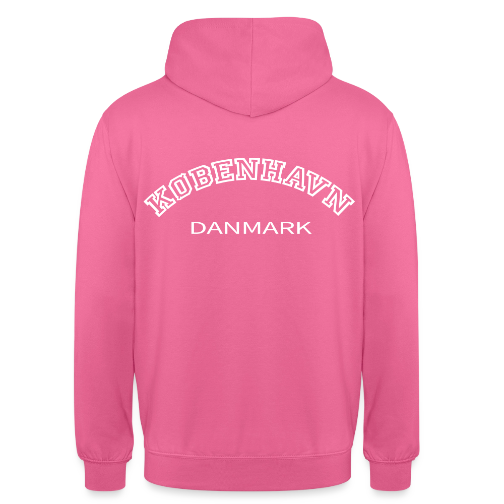 Hættetrøje unisex - København - pink