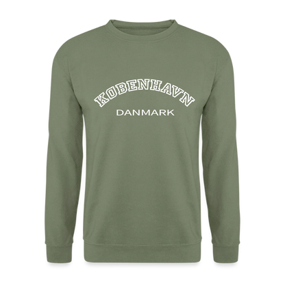 sweatshirt unisex - København - militærgrøn
