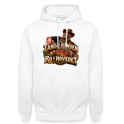CityShirts - Hoodie - Tang i hånden – Ro i hovedet - CS050 - hvid