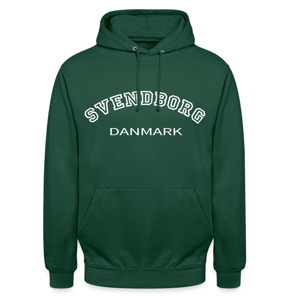 CityShirt - Hoodie - Svendborg - flaskegrøn