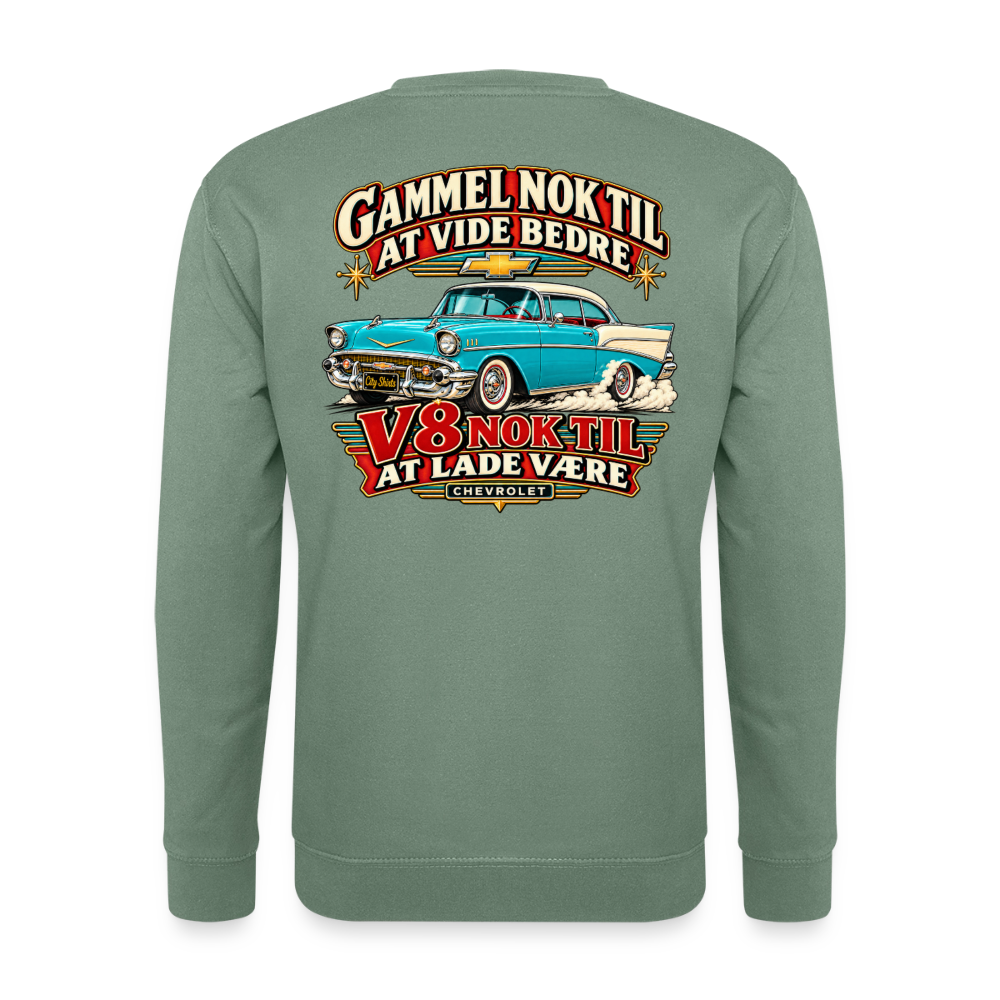 Carshirt 201 Chevrolet - grågrøn