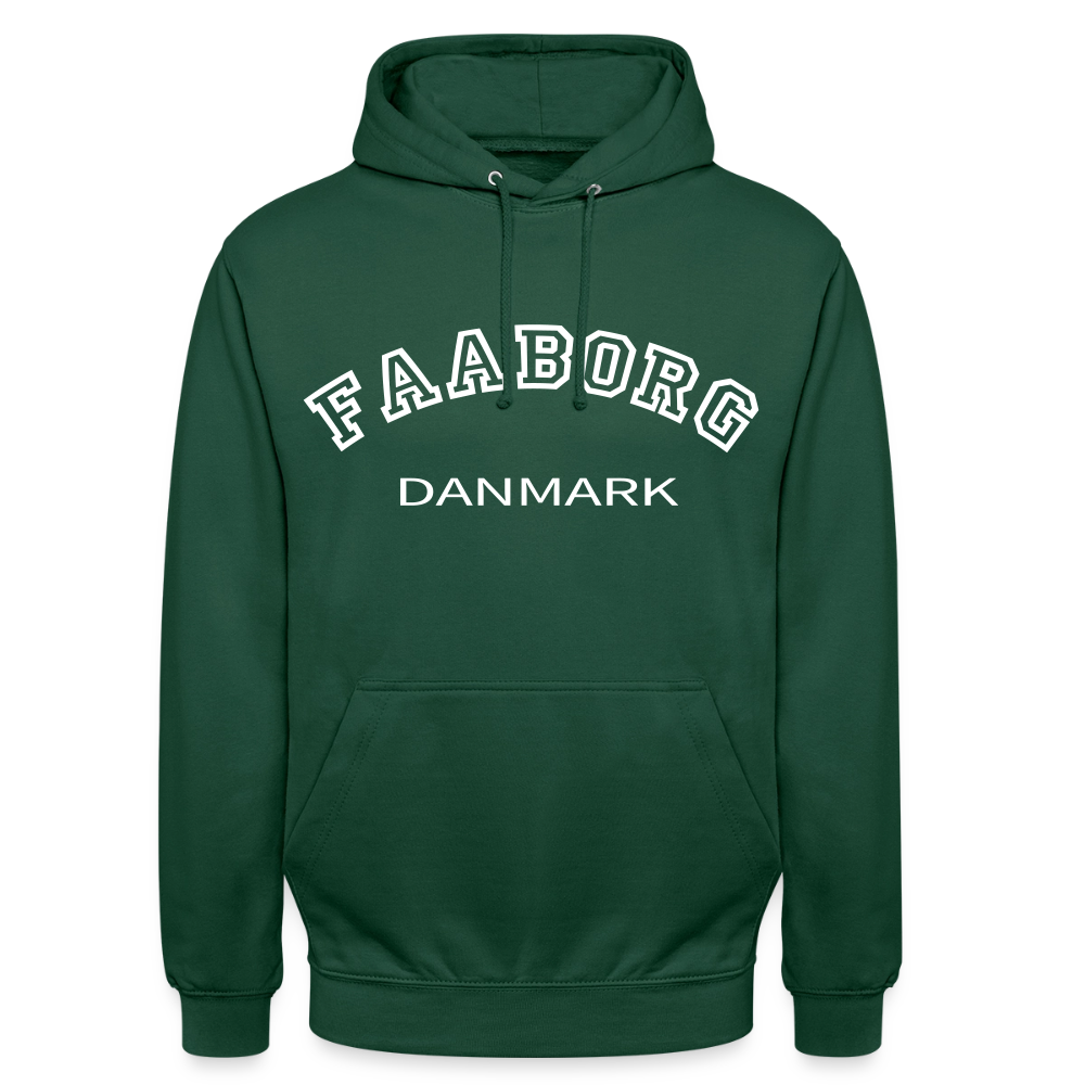CityShirt - Hoodie - Faaborg - flaskegrøn
