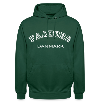 CityShirt - Hoodie - Faaborg - flaskegrøn