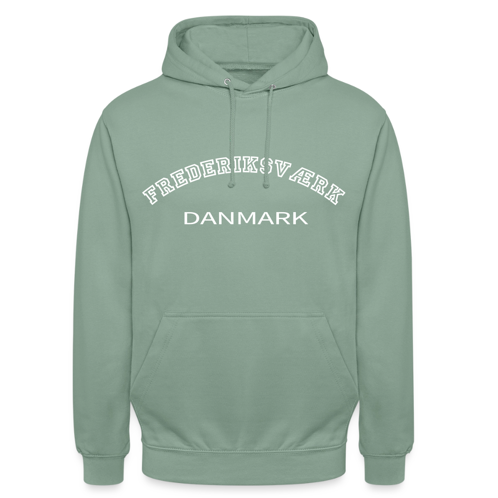 CityShirt - Hoodie - Frederiksværk - grågrøn