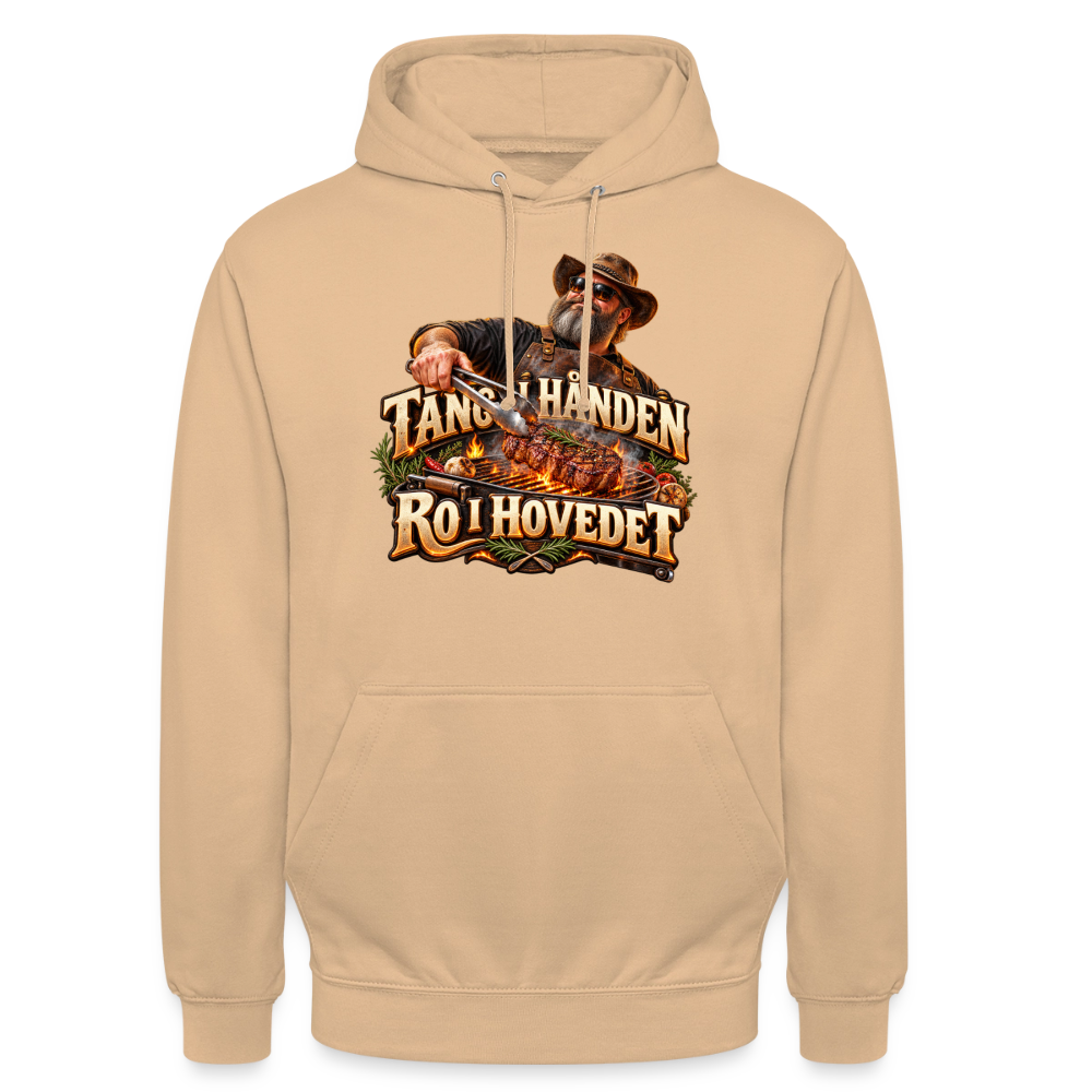 CityShirts - Hoodie - Tang i hånden – Ro i hovedet - CS050 - fersken