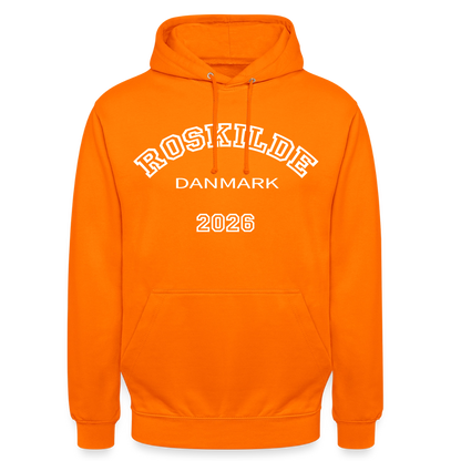 Hættetrøje unisex - Roskilde 2026 - orange