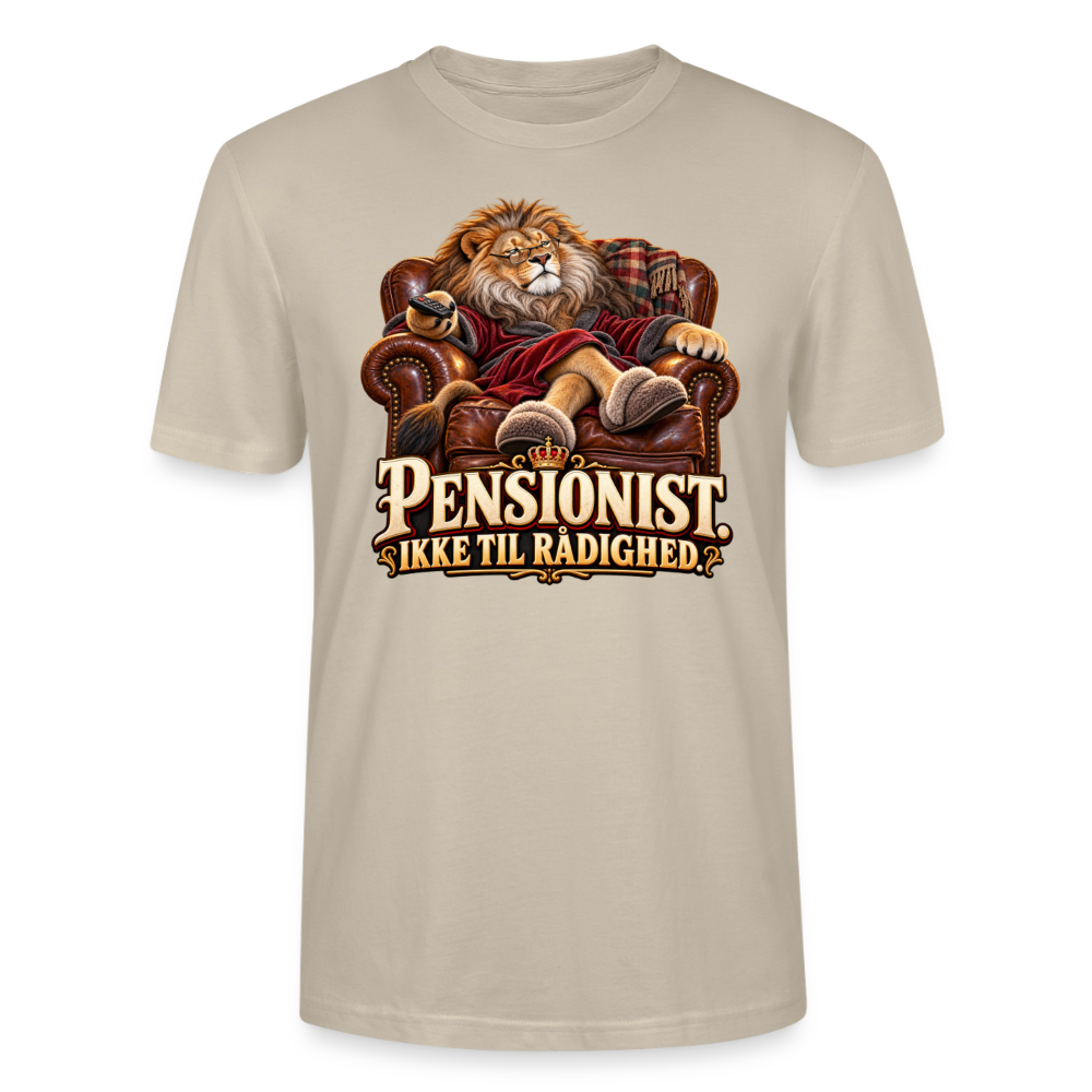 CityShirts - T-shirt - Pensionist. Ikke til rådighed. - CS030 - beige