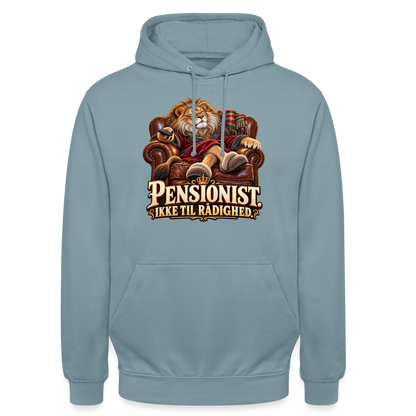 CityShirts - Hoodie - Pensionist. Ikke til rådighed. - CS030 - gråblå