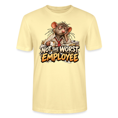 CityShirts - T-shirt - Not the worst employee - CS020 - cremefarvet