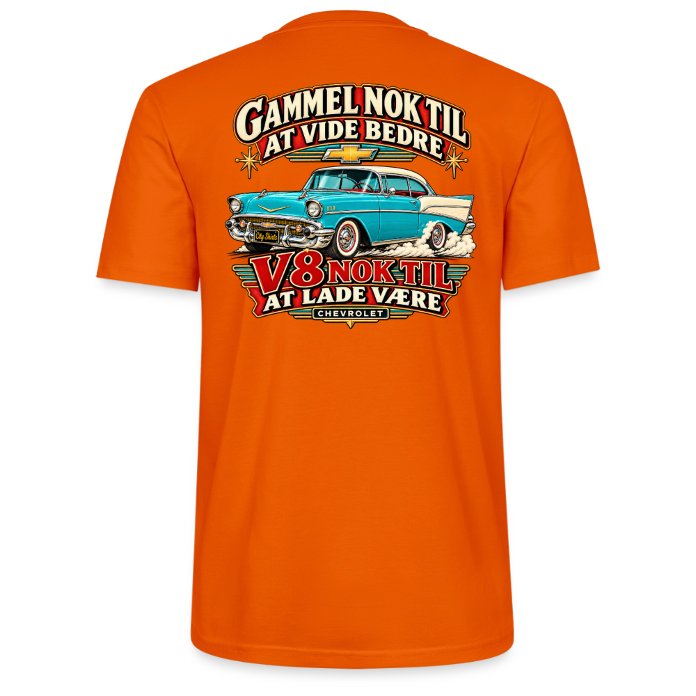 Carshirt T201 Chevrolet - mørk orange