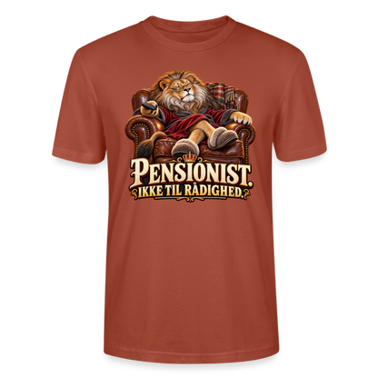 CityShirts - T-shirt - Pensionist. Ikke til rådighed. - CS030 - terrakotta