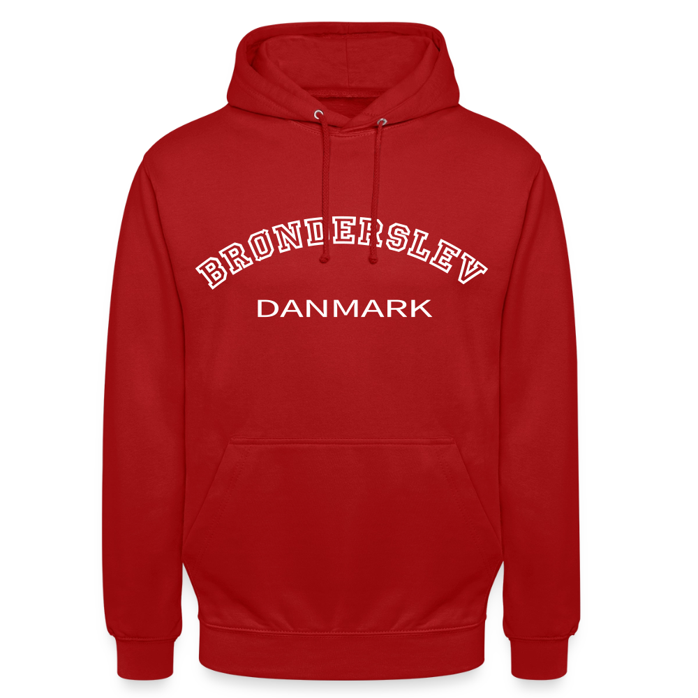 CityShirt - Hoodie - Brønderslev - rød