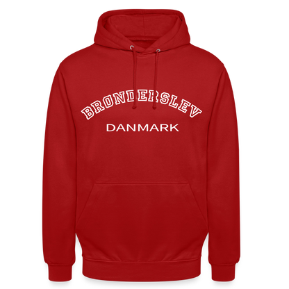 CityShirt - Hoodie - Brønderslev - rød