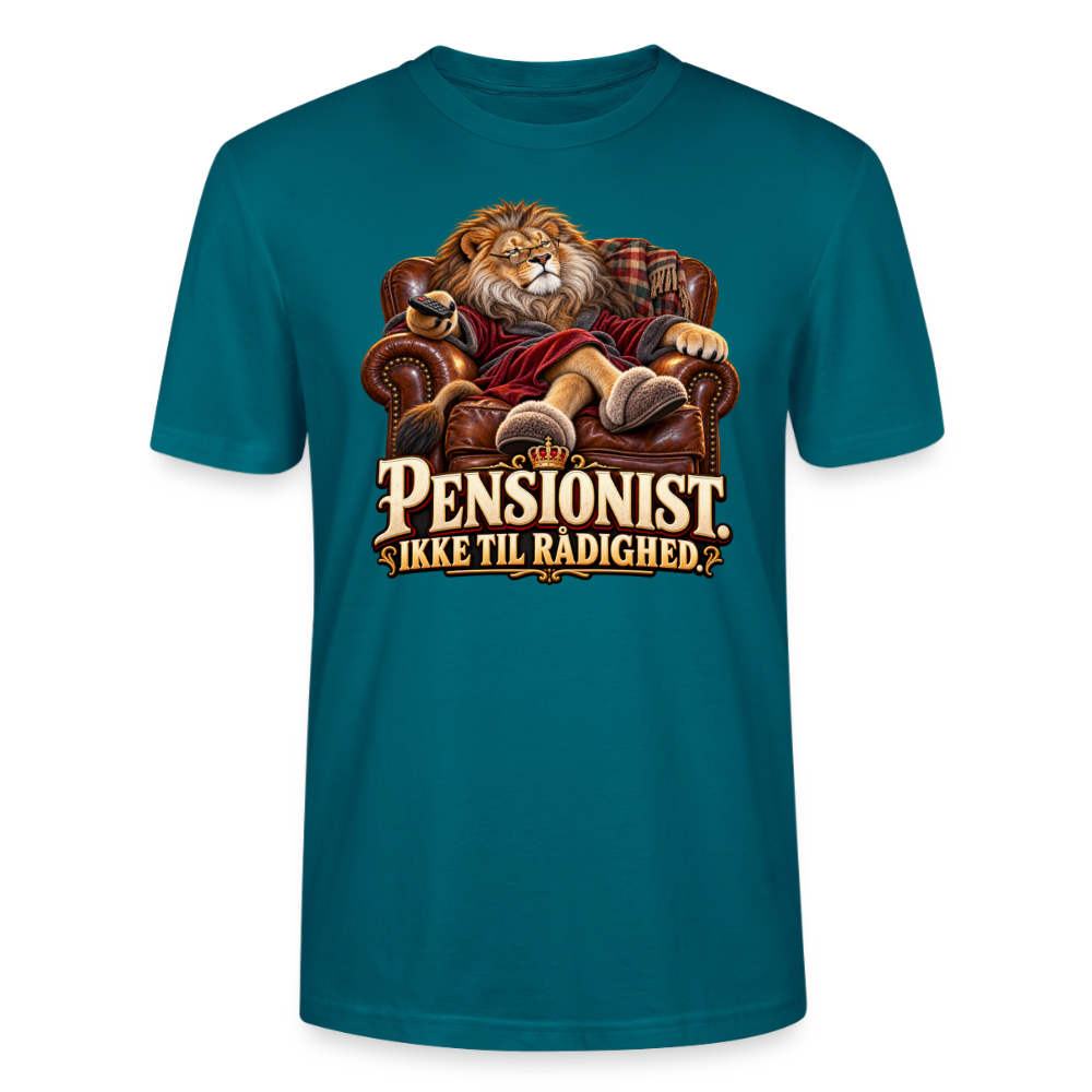 CityShirts - T-shirt - Pensionist. Ikke til rådighed. - CS030 - havblå
