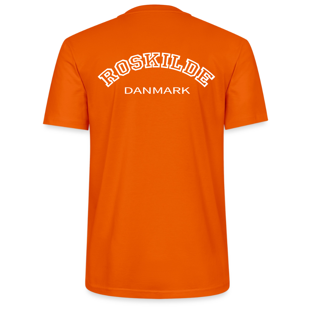 T-shirt unisex - Roskilde - mørk orange