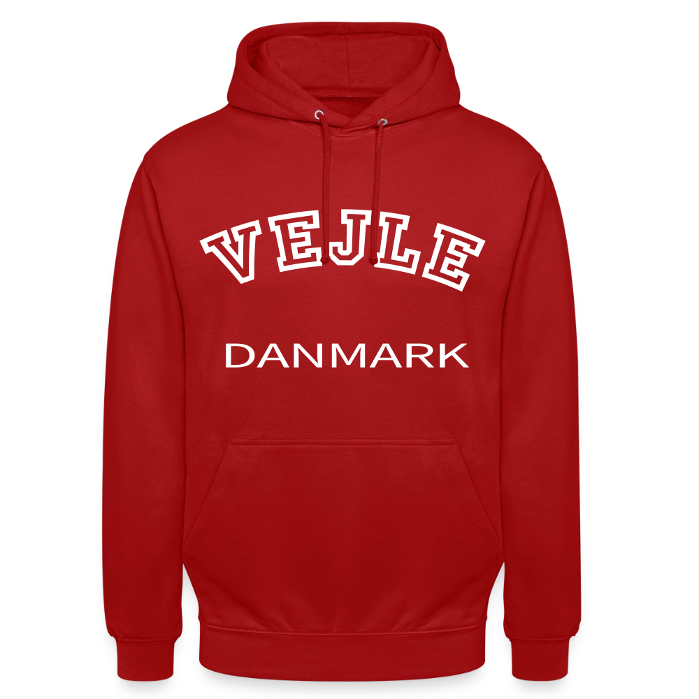 CityShirt - Hoodie - Vejle - rød