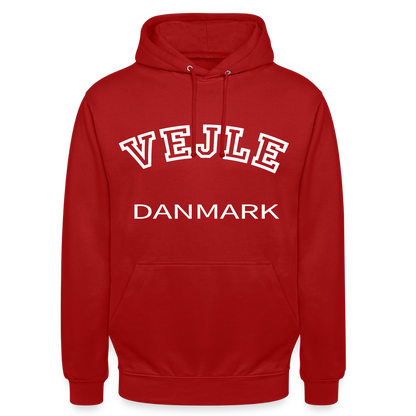CityShirt - Hoodie - Vejle - rød