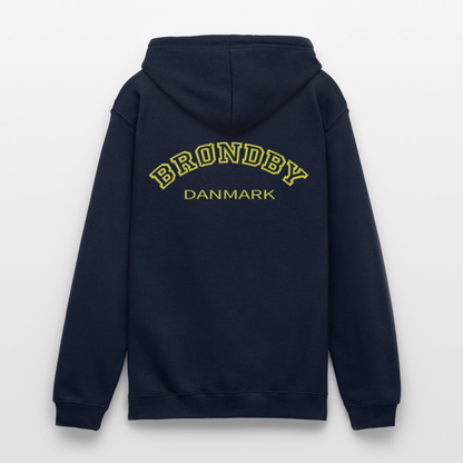 Hættetrøje unisex - Brøndby - marineblå