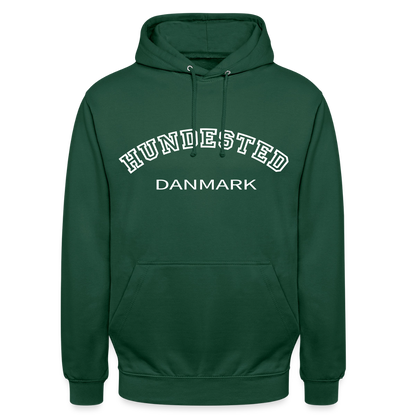CityShirt - Hoodie - Hundested - flaskegrøn
